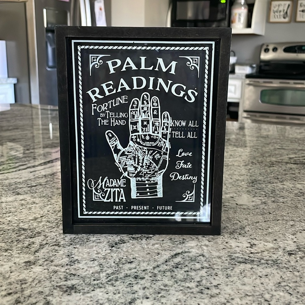 Palm Reading Halloween Decor
